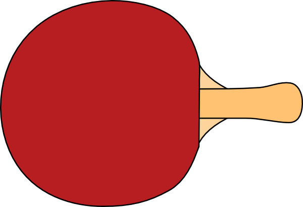 Ping Pong Paddle Clipart