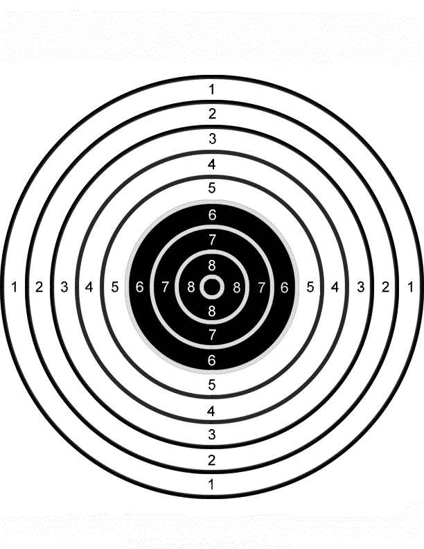 Black bullseye as part of the logo clipart image #30306