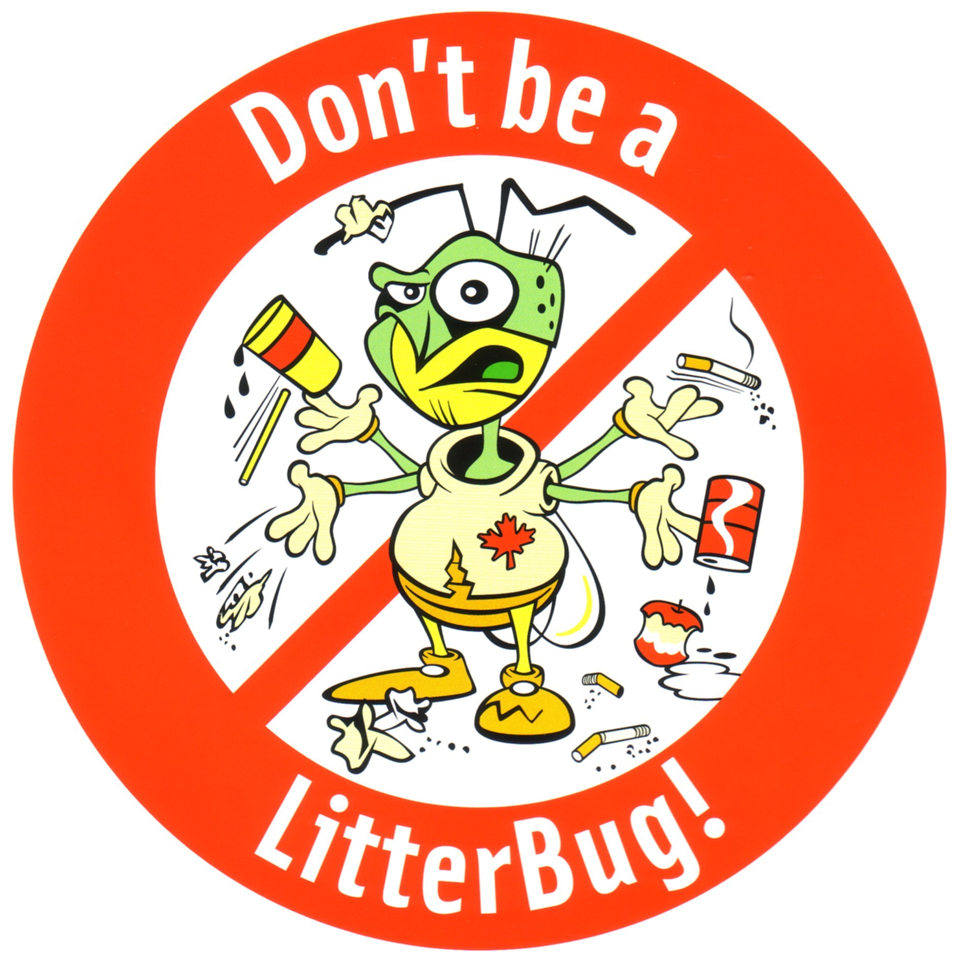 No Littering At School Clipart