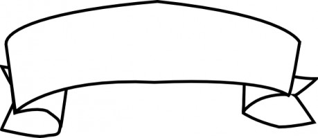 495 views Clipart ribbon banner outline