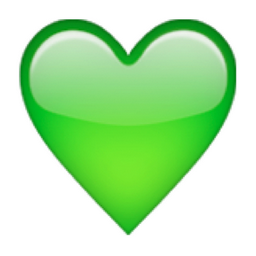 ð??? Green Heart Emoji (U+1F49A/U+E32B)