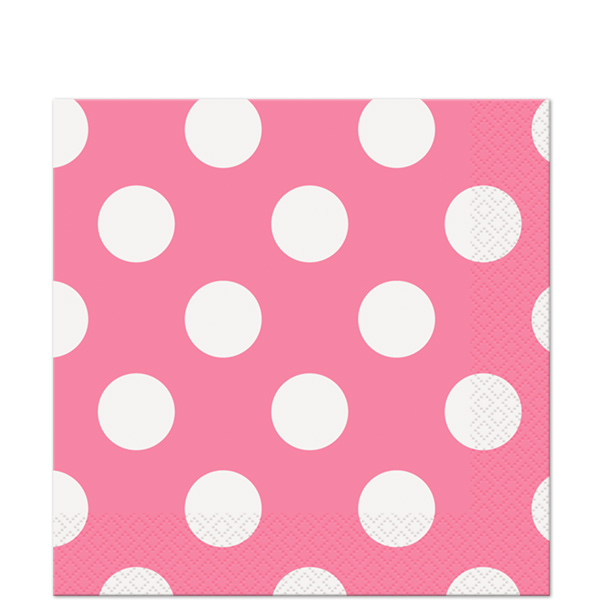 Pink Polka Dot Party Supplies at Birthday Direct