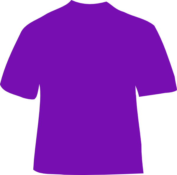 Purple shirts clipart