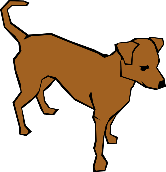 Brown Clip Art Dog clip art - vector clip art online, royalty free ...
