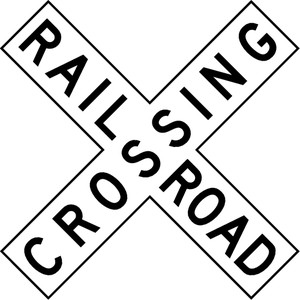 railroad crossing - public domain clip art image @ wpclipart ...