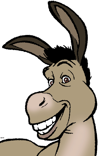 donkey head clip art free - photo #16