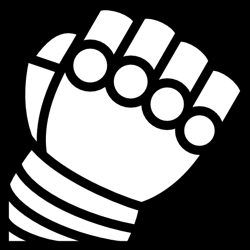 Mailed fist icon | Game-