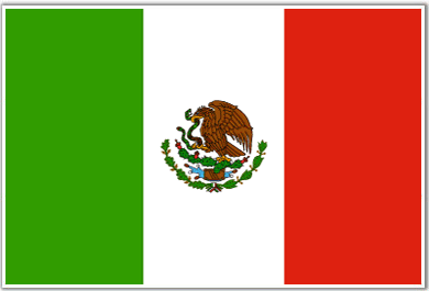 Mexican Flag, Flag of Mexico (Bandera de Mexico)