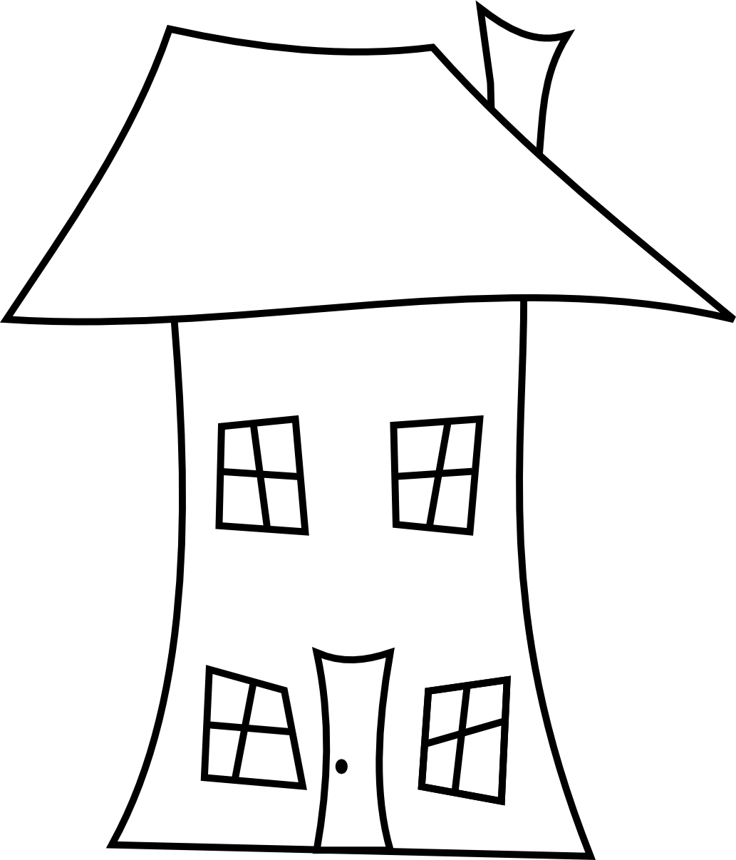 house line art clipart - photo #17