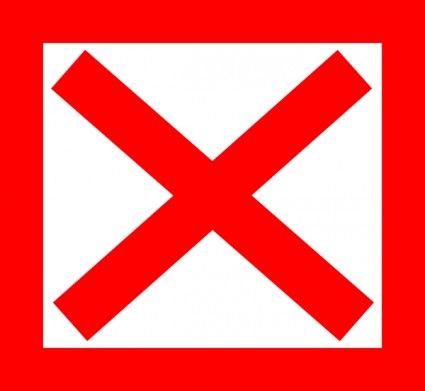 Red x cross wrong Free vector for free download (about 4 files).