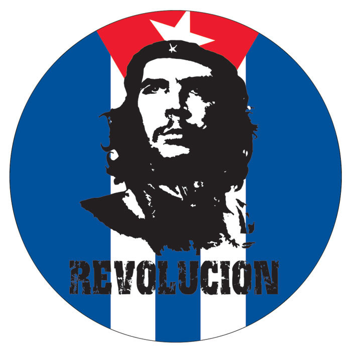 CHE GUEVARA - flag Sticker | Sold at Abposters.com
