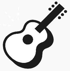 Guitar Clip Art Black And White - Free Clipart Images