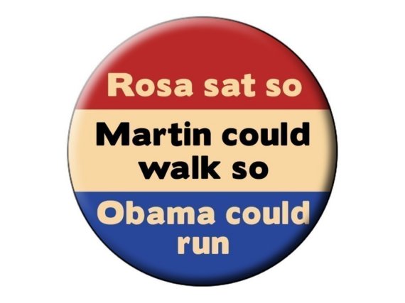Rosa Sat Pin President Obama Rosa Parks MLK by psychedelictara