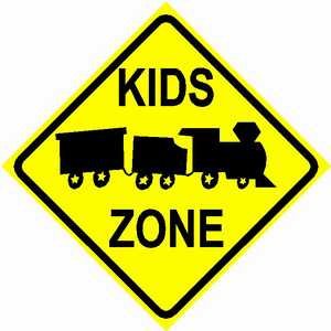 Amazon.com: KIDS ZONE sign * street train family children: Home ...