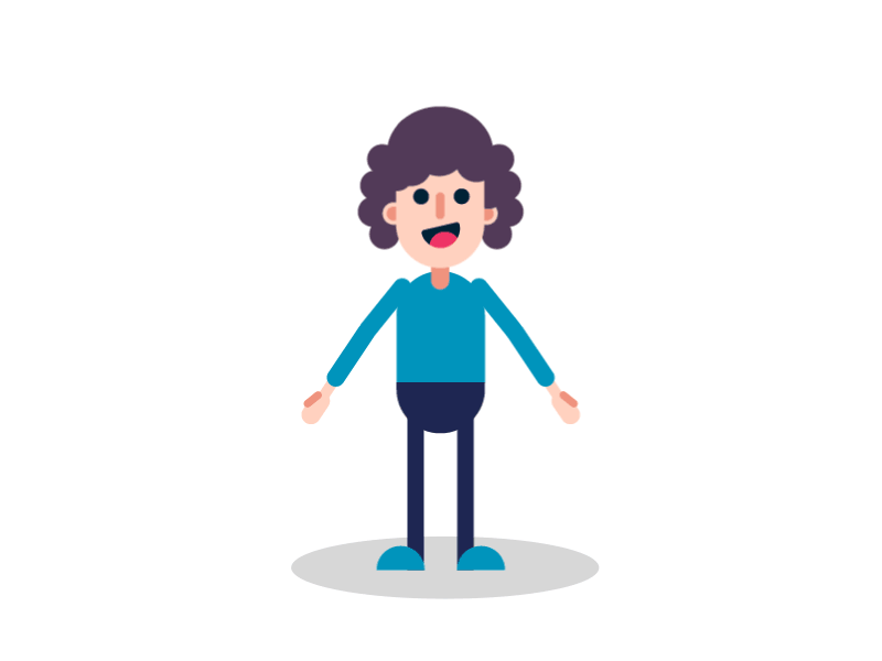 Waving Lady by Elly Vos - Dribbble