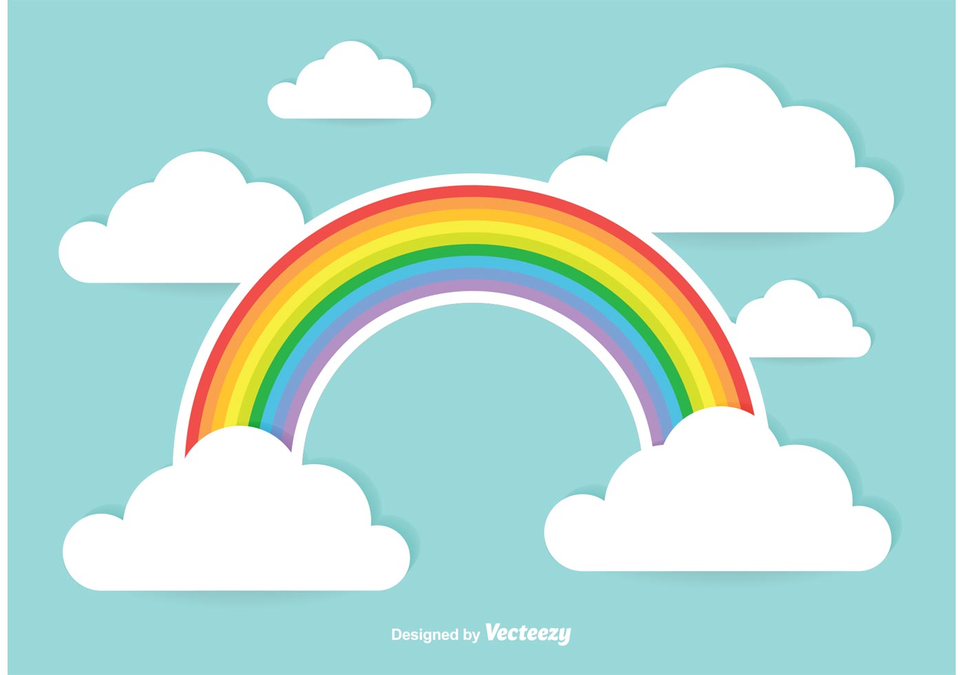 free vector rainbow clipart - photo #26