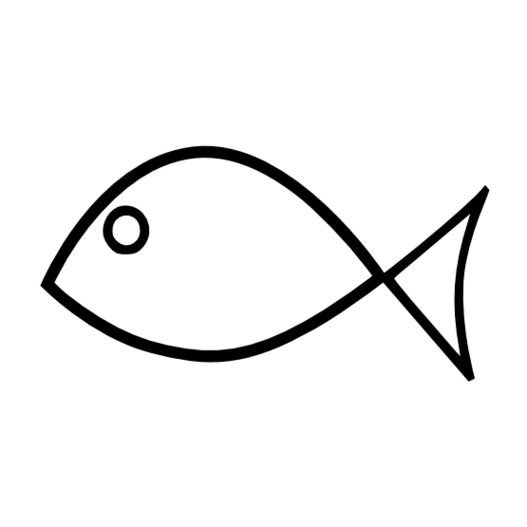 Simple fish clip art
