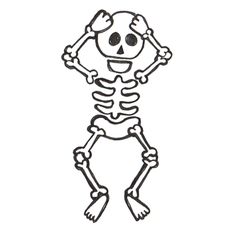 Free clipart images, Cartoon and Halloween skeletons