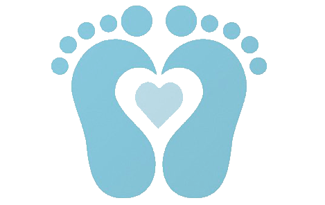 Baby footprints clip art