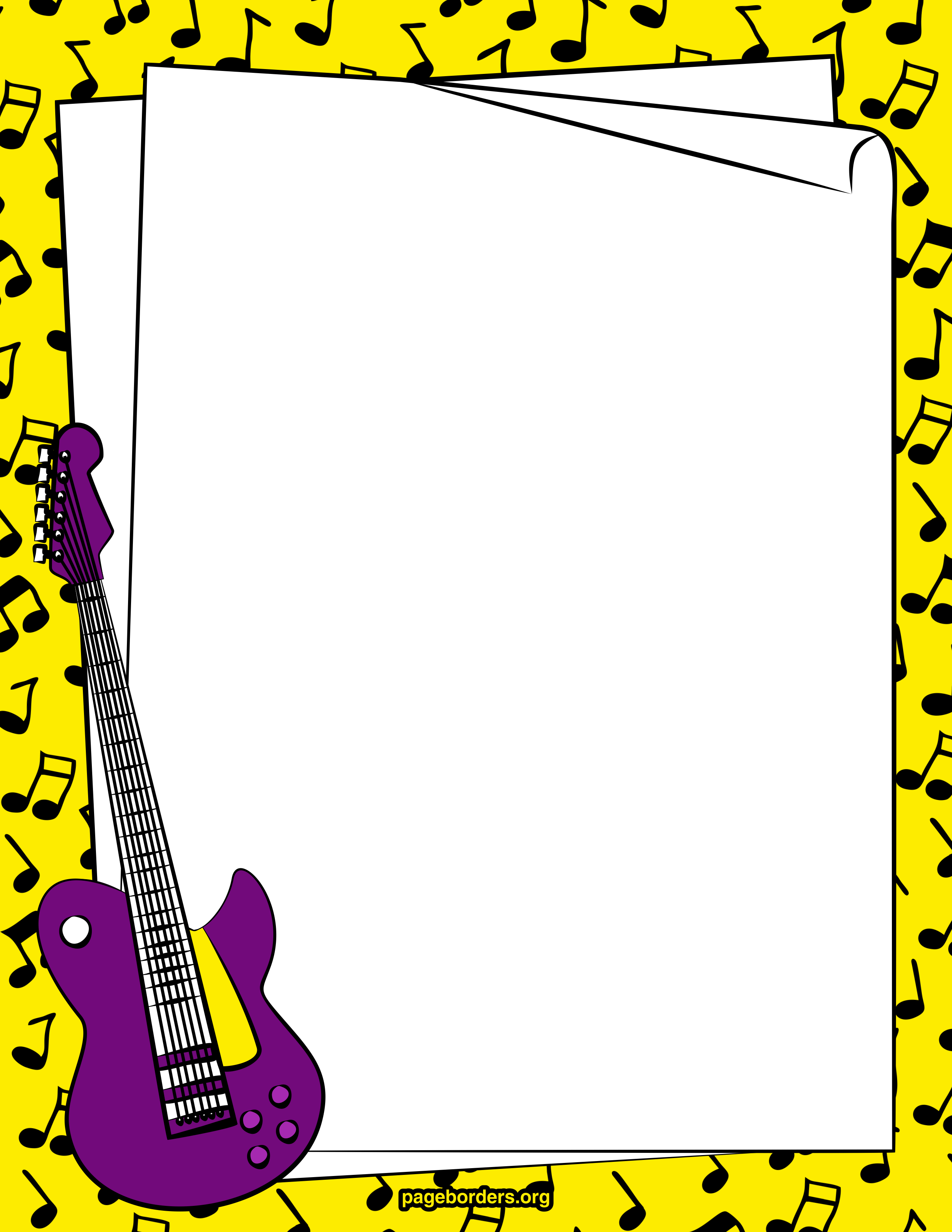 Music Page Border