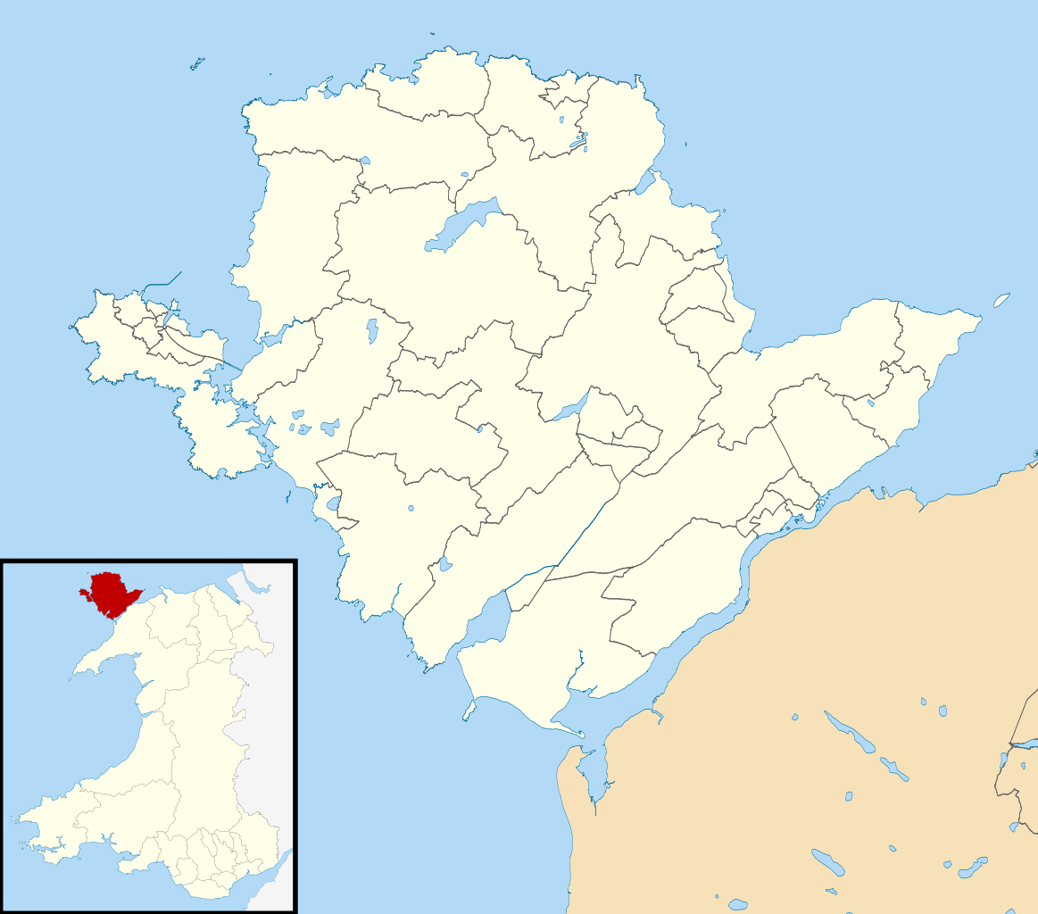 File:Isle of Anglesey UK ward map (blank).svg