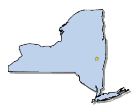 Map of New York and County Map ***