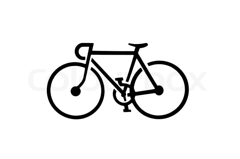 Fahrrad-silhouette | Stock-Foto | Colourbox