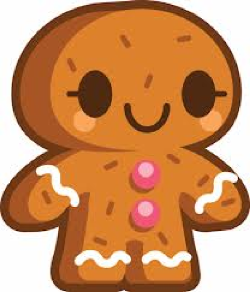 Gingerbread Person Clip Art - vector clip art online ...