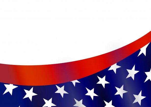 American Flag Border Clipart