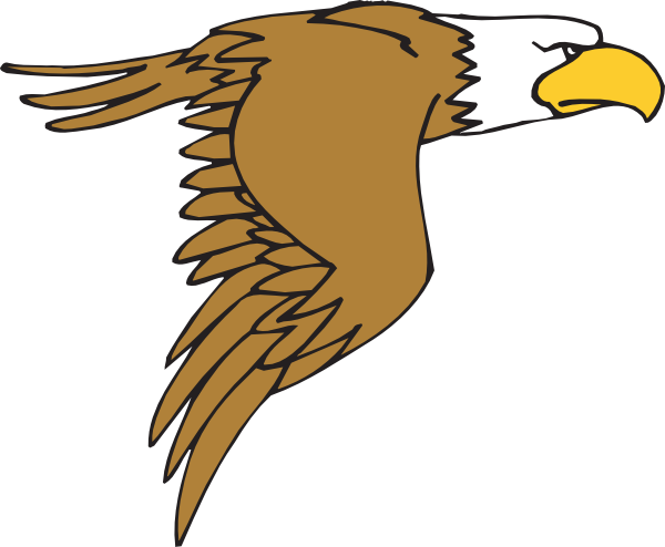 Clipart eagle flying