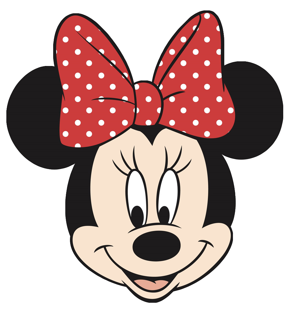 Minnie mouse head transparent clipart