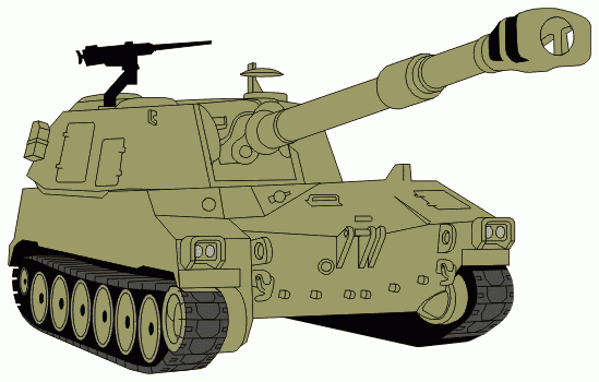 Army tanks clipart