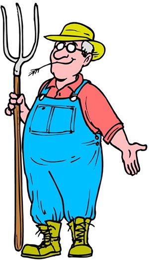 happy farmer cartoon clipart. happy farmer cartoon clipart.