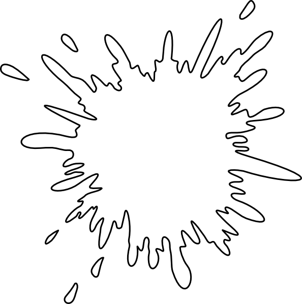 White Splash clip art - vector clip art online, royalty free ...