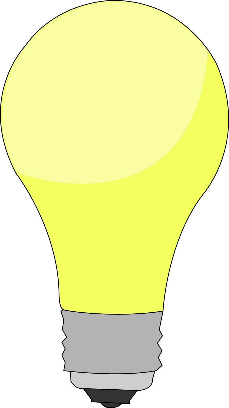 Printable Light Bulb Template Printable Light Bulb Template