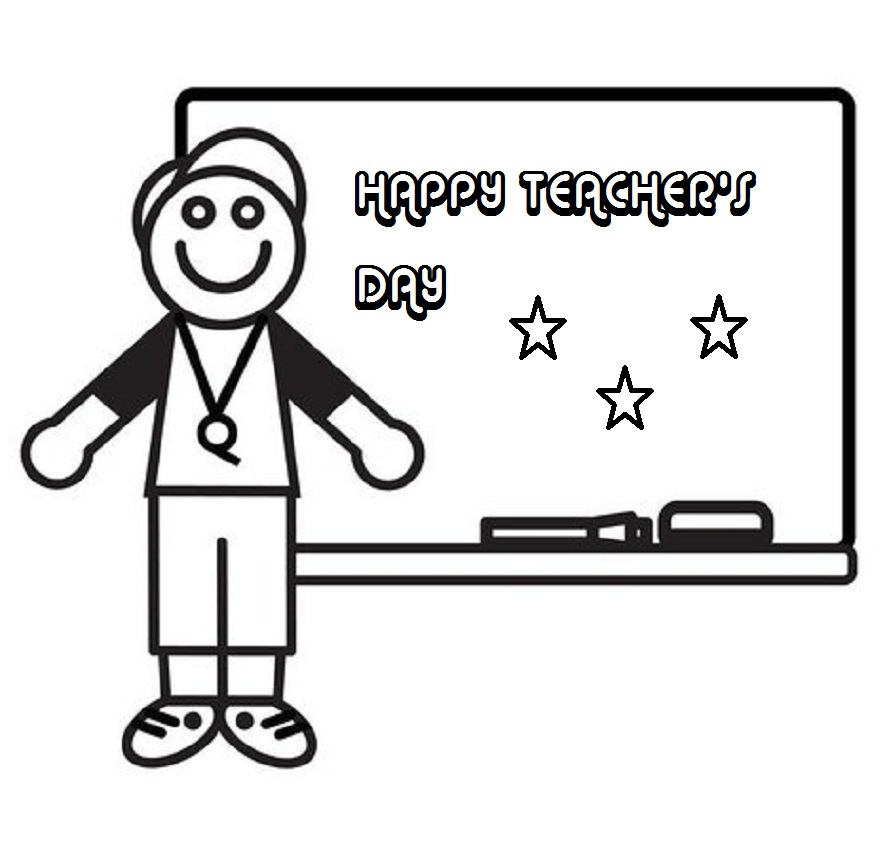 Thank You Teacher Coloring Pages Greeting Card of Teacher's Day ...
