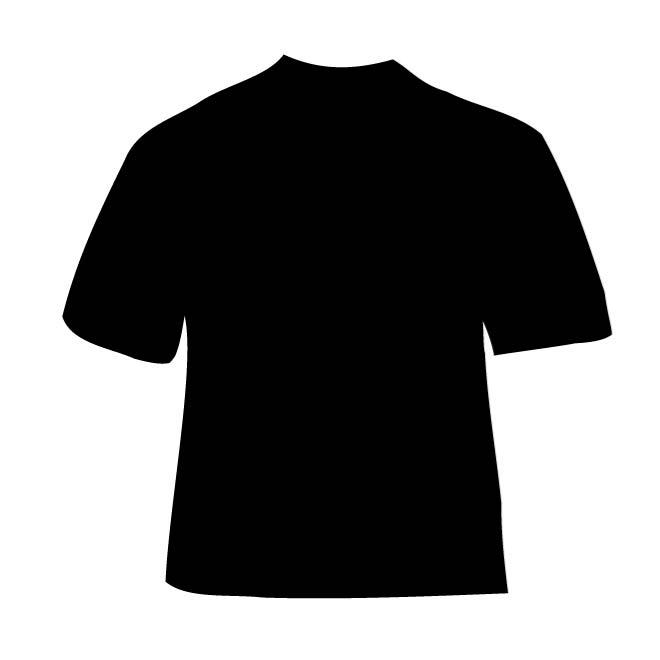 T-SHIRT SILHOUETTE - Download at Vectorportal