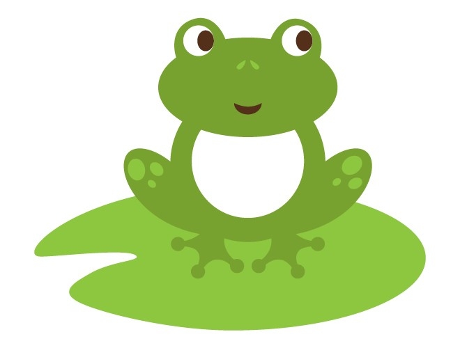 Free Clipart Frog On Lily Pad