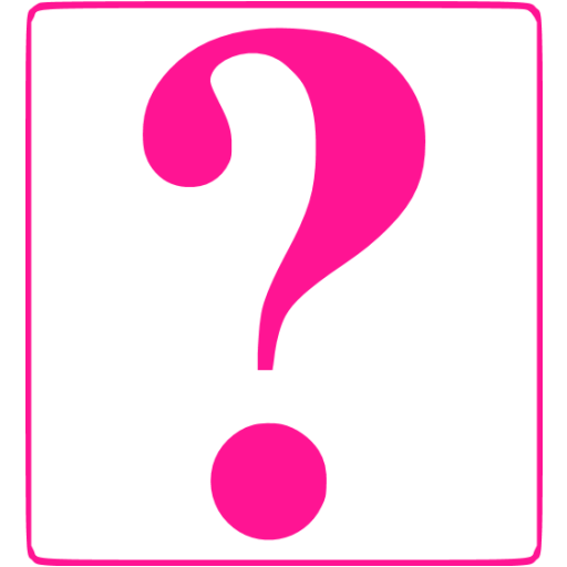 Deep pink question mark 8 icon - Free deep pink question mark icons