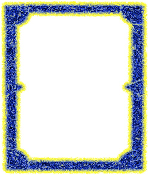Free Borders - Border Clip Art - Yellow - Blue - Frames