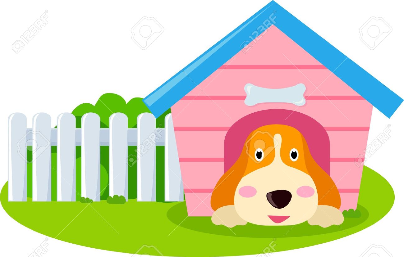 cartoon dog house clipart - photo #39