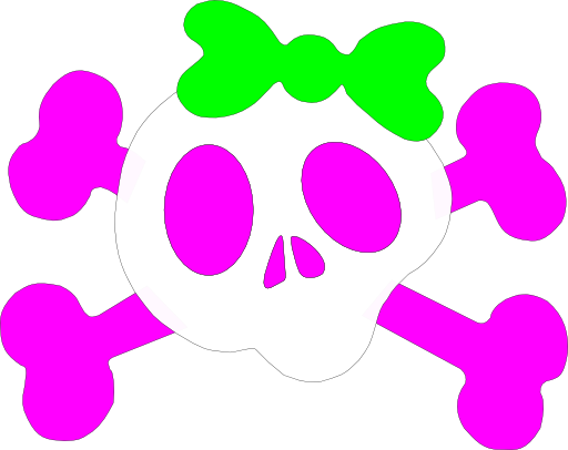 Girly Skull Pictures Free - ClipArt Best