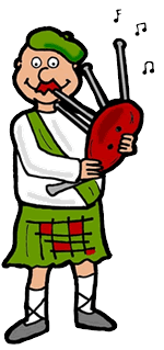Scottish Bagpipe Player - Free Clipart Images