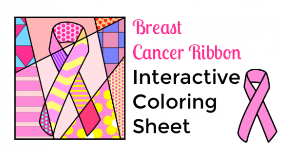Cancer Awareness coloring sheet
