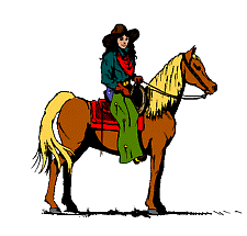 Clipart horseback riding
