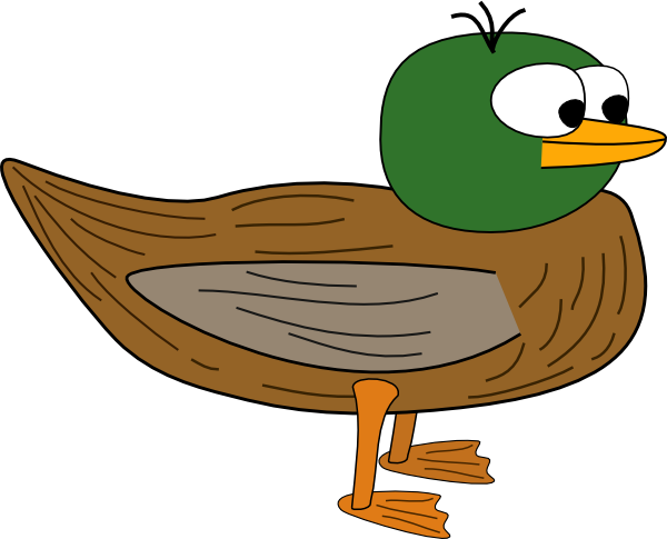 Duck Cartoon Clipart