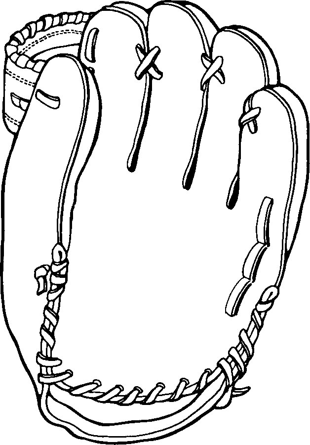 Baseball Glove Template ClipArt Best