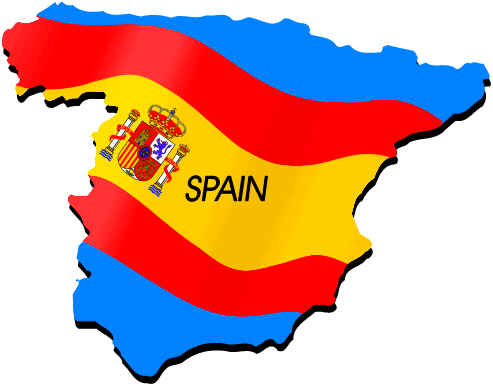 Clipart of the spain flag