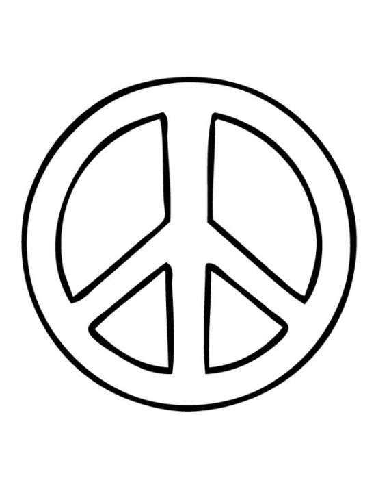 Blank Peace Sign - ClipArt Best