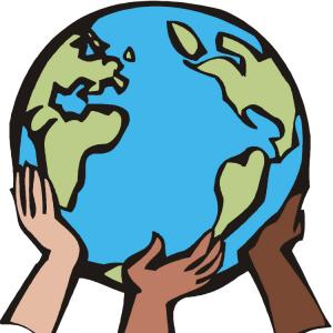 Free Hands Holding Globe Of The World Draw | ClipArTidy